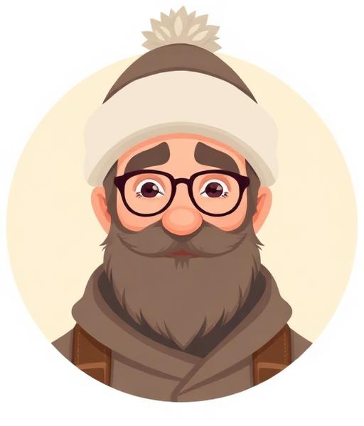 Retrato estilo cartoon de Prof. Miguel Torres